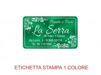 Etichette adesive per fioristi, fiorai e vivaisti  (mm 37X22)  (cod.98G)